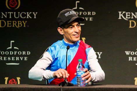 John Velazquez after winning the Kentucky Derby (G1) on May 1, 2021.