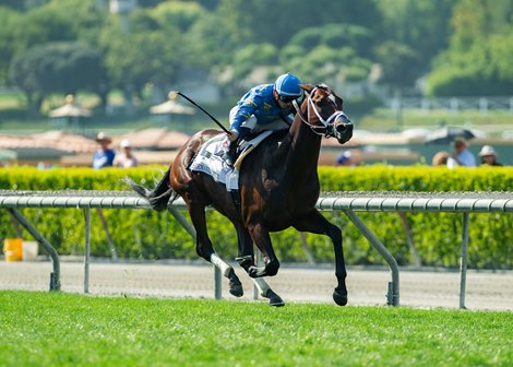 Smooth Like Strait wins 2021 Shoemaker Mile Stakes at Santa Anita Park