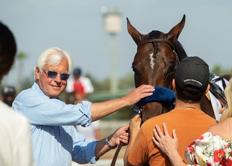 WinStarFarm&#39;s Country Grammer and jockey Flavien Prat win the Grade I $300,000 Hollywood Gold Cup Monday, May 31, 2021 at Santa Anita Park, Arcadia, CA.  (with trainer Bob Baffert)<br><br />
Benoit Photo