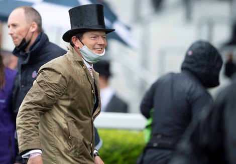 Andrew Balding, trainer of Alcohol Free (IRE) after the Coronation Stakes<br>
Ascot 18.6.21 Pic: Edward Whitaker/Racing Post