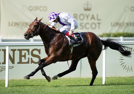 Poetic Flare and Kevin Manning win the St James's Palace Stakes<br>
Ascot 15.6.21