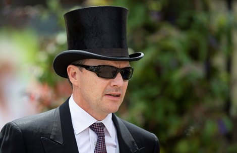Aidan O&#39;Brien  arrives for day 2 of the 2021 Royal meeting<br><br />
Ascot 16.6.21