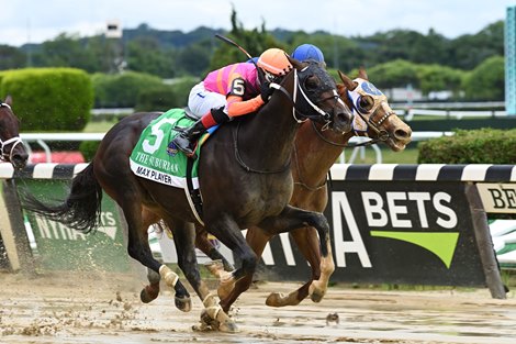 Max Player wins the Suburban Stakes Saturday, July 3, 2021 at Belmont Park
