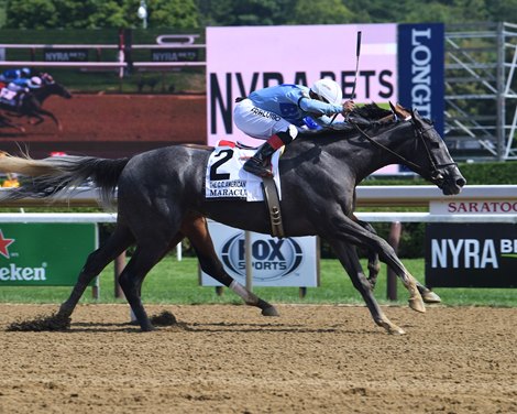 Maracuja wins the 2021 Coaching Club American Oaks at Saratoga