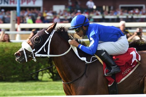 Rinaldi wins the 2021 Forbidden Apple Stakes at Saratoga                         