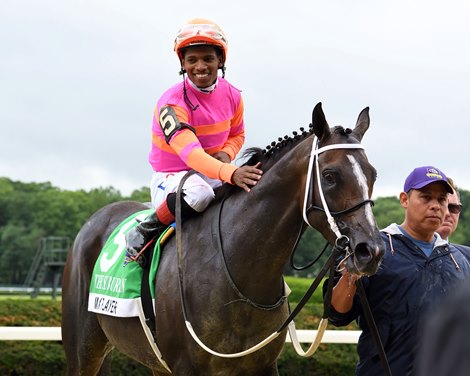 Max Player wins the Suburban Stakes Saturday, July 3, 2021 at Belmont Park