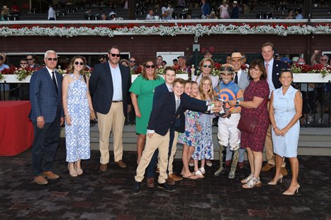 Dynamic One wins the 2021 Curlin Stakes at Saratoga