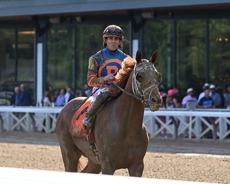 Dynamic One wins the 2021 Curlin Stakes at Saratoga