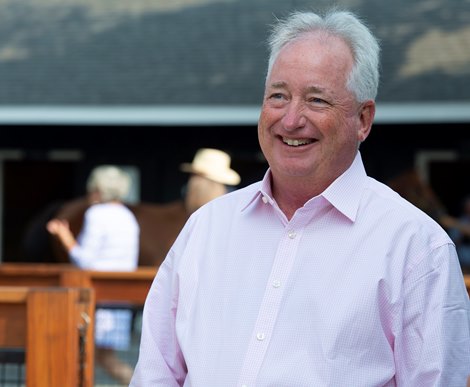 Boyd Browning<br>
Saratoga training and sales scenes at Saratoga Oklahoma track and Fasig-Tipton in Saratoga Springs, N.Y. on Aug. 6, 2021. 
