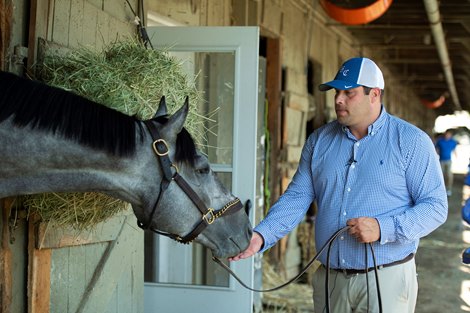 Essential Quality with Brad Cox<br><br />
Saratoga racing scenes in Saratoga Springs, N.Y. on Aug. 5, 2021. 