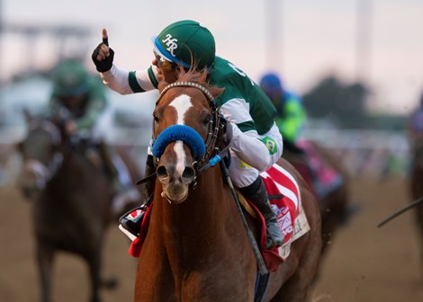 Tripoli wins the Pacific Classic Stakes Saturday, August 21, 2021 at Del Mar