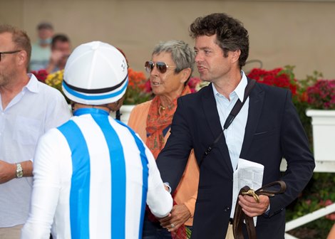 #1 NEIGE BLANCHE - fr (Juan Hernandez)<br>
$80,000 CTT and TOC Stakes<br>
Owner: Madaket Stables LLC, De Seroux or Naify, et al.<br>
Trainer: Leonard Powell<br>
Saturday, August 14, 2021<br>
Del Mar Thorougbred Club<br>
Del Mar CA.<br>
© BENOIT PHOTO