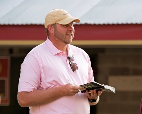 Jacob West<br><br />
Keeneland September yearling sales on Sept. 11, 2021. 