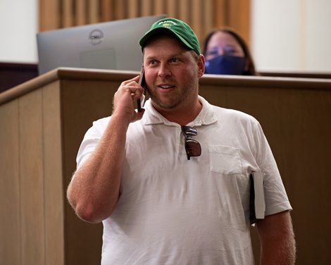 Jacob West<br><br />
Keeneland September yearling sales on Sept. 19, 2021. 