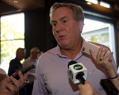 Buyer Alan Quartucci after buying Hip 43 filly by American Pharaoh out of Letgomyecho at Betz Thoroughbreds<br><br />
Keeneland September yearling sales on Sept. 13, 2021. 