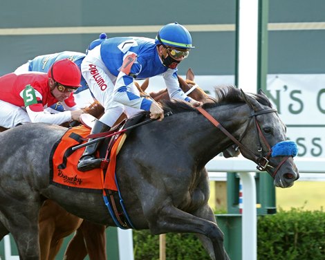 Family Way wins 2021 Kentucky Downs Ladies Marathon Stakes