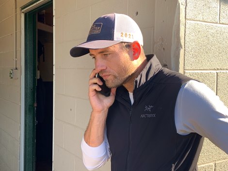 Whit Beckman at Churchill Downs