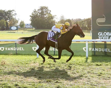 Hendy Woods wins the 2021 One Dreamer Stakes at Kentucky Downs