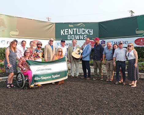 The Lir Jet wins 2021 Franklin-Simpson Stakes Saturday, September 11, 2021 at Kentucky Downs