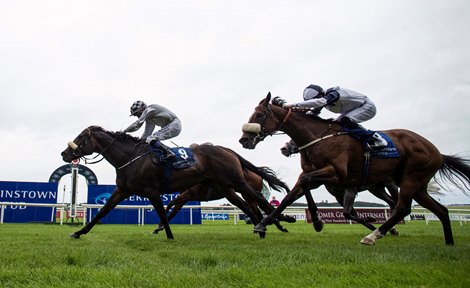 Romantic Proposal ridden by Chris Hayes wins the Derrinstown Stud Flying Five Stakes (Group 1).<br><br />
The Curragh Racecourse.<br><br />
Photo: Patrick McCann/Racing Post<br><br />
12.09.2021