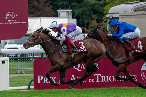 Angel Bleu wins the 2021 Qatar Prix Jean-Luc Lagardere
