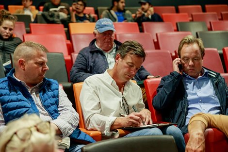 Ghislain Bozo struck at €140,000 for a filly by Iffraaj on behalf of Swedish entity, AB Ascot