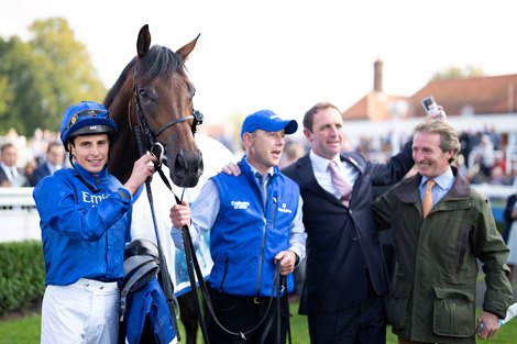 Native Trail (William Buick) wins the Dewhurst Stakes<br><br />
Newmarket 9.10.21