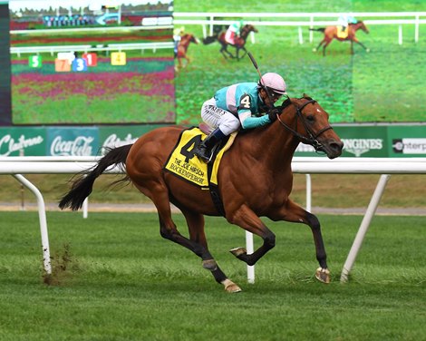 Rockemperor wins 2021 Joe Hirsch Turf Classic Stakes at Belmont Park