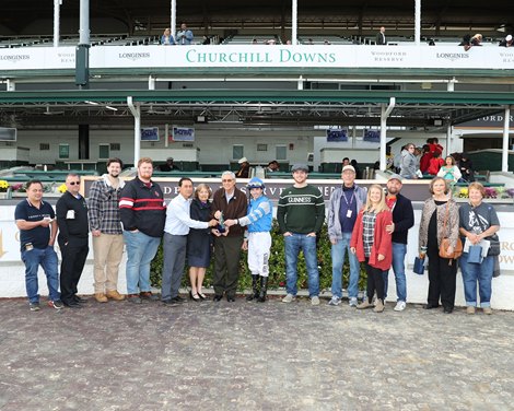 HOWLING TIME<br>
The Street Sense - 9th Running<br>
Churchill Downs  Louisville, KY<br>
October 31, 2021    <br>
Race #10<br>
Purse $200,000<br>
1-1/16 Miles  1:44.68<br>
Albaugh Family Stables, LLC, Owner<br>
Dale L. Romans, Trainer<br>
Joseph Talamo, Jockey<br>
Red Danger (2nd)<br>
Red Knobs (3rd)<br>
$5.80 $4.00 $2.80<br>
Order of Finish - 6, 4, 9, 3