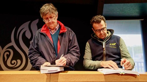 John Hammond and Mathieu Alex 2021 Arqana October Yearling Sale 