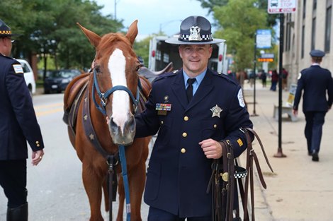Fahey was a member of the Chicago Police Department Mounted Patrol Unit. He was named after William Fahey, a Chicago police officer killed in the line of duty.