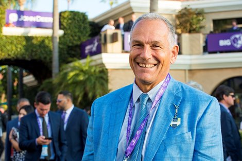Jim Lawson in the paddock before the Breeders’ Cup Classic (G1) at Del Mar on November 6, 2021.