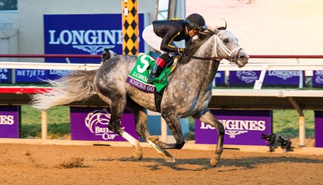 Knicks Go with Joel Rosario wins the Breeders’ Cup Classic (G1) at Del Mar on November 6, 2021.