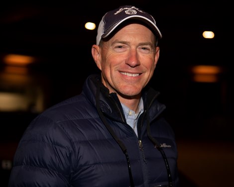 Joe Seitz with Brookdale<br><br />
Horses, people and scenes at the Keeneland November Breeding Stock Sale in Lexington, Ky., on Nov. 17, 2021. 