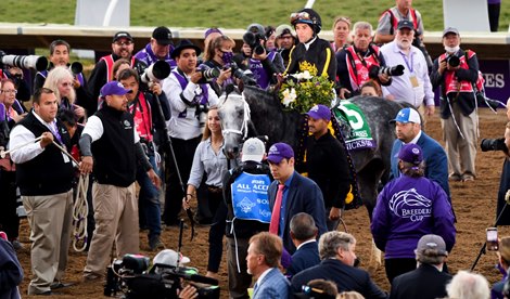 Knicks Go with Joel Rosario wins the Breeders’ Cup Classic (G1) at Del Mar on November 6, 2021.