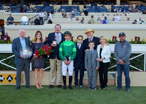 Regal Glory and jockey Jose Ortiz win the Grade I, $400,000 Matriarch Stakes, Sunday, November 28, 2021 at Del Mar Thoroughbred Club, Del Mar CA.<br><br />
&#169; BENOIT PHOTO