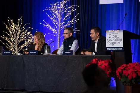 2021 Global Symposium on Racing - Riding the Sports Betting Wave<br><br />
L-R: Yiva Svensson, Andrew Moore, Dan Shapiro