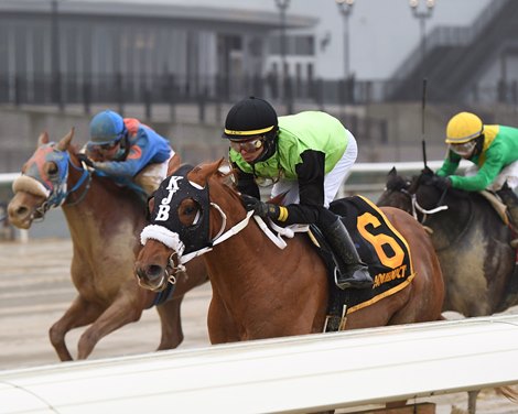 Courvoisier wins the 2022 Jerome Stakes at Aqueduct