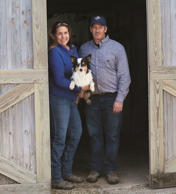 Robin and Dale Berryhill with Hidden Springs Farm