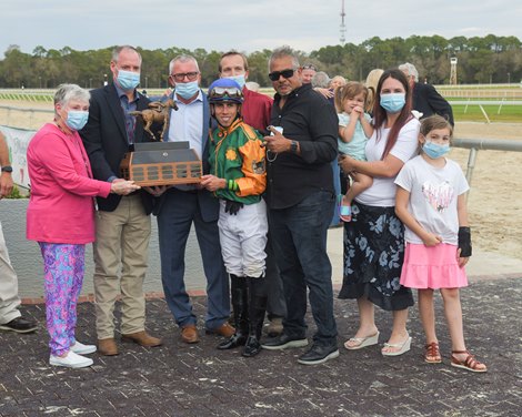 Classic Causeway wins the Sam F. Davis Stakes Saturday, February 12, 2022 at Tampa Bay