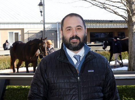 Leif Aaron, digital marketing at Fasig-Tipton, 2022 Fasig-Tipton Winter Mixed Sale Leif Aaron, digital marketing at Fasig-Tipton, 2022 Fasig-Tipton Winter Mixed Sale