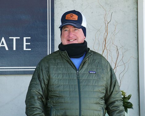 Boyd Browning at Fasig-Tipton Kentucky February mixed sale on Feb. 6, 2022.