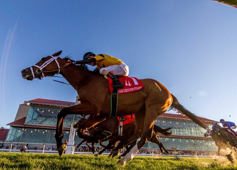 Cavalry Charge wins the Fair Grounds Stakes Saturday, February 19, 2022 at Fair Grounds