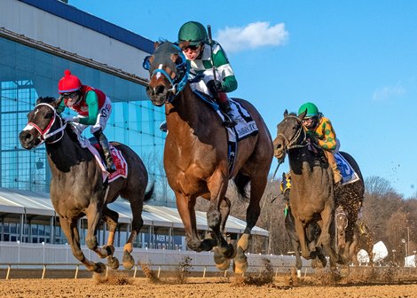 Glass Ceiling wins 2022 Barbara Fritchie Stakes at Laurel Park