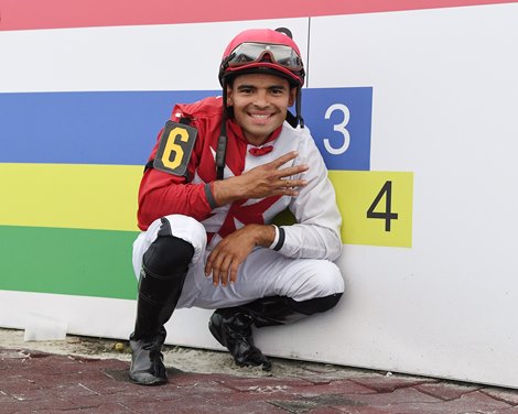 Jockey Luis Saez gets 4 wins on card Sunday, March 6, 2022 at Gulfstream Park