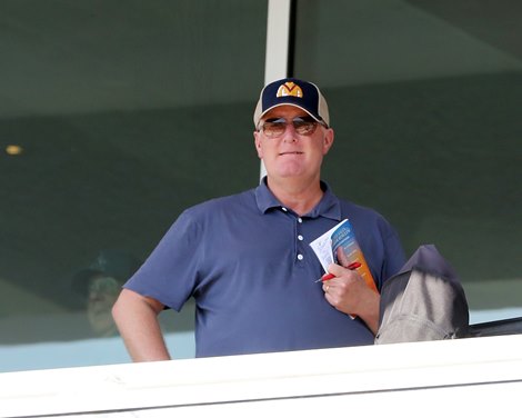 John Moynihan at the  2022 Fasig-Tipton Gulfstream Sale