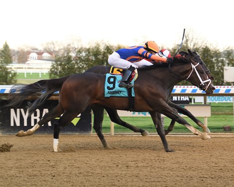Wit wins the 2022 Bay Shore Stakes at Aqueduct