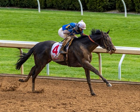 Zandon with Flavien Prat wins the Toyota Blue Grass G1 at Keeneland, Lexington, Ky. on April 9, 2022