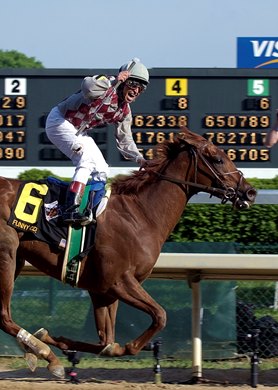 Funny Cide won the 2003 Kentucky Derby