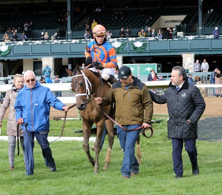 Nest with Iran Ortiz Jr up wins the 2022 Central Bank Ashland Transylvania for trainer Todd Pletcher and ownerMike Repole, 2022 Keeneland Spring Meet